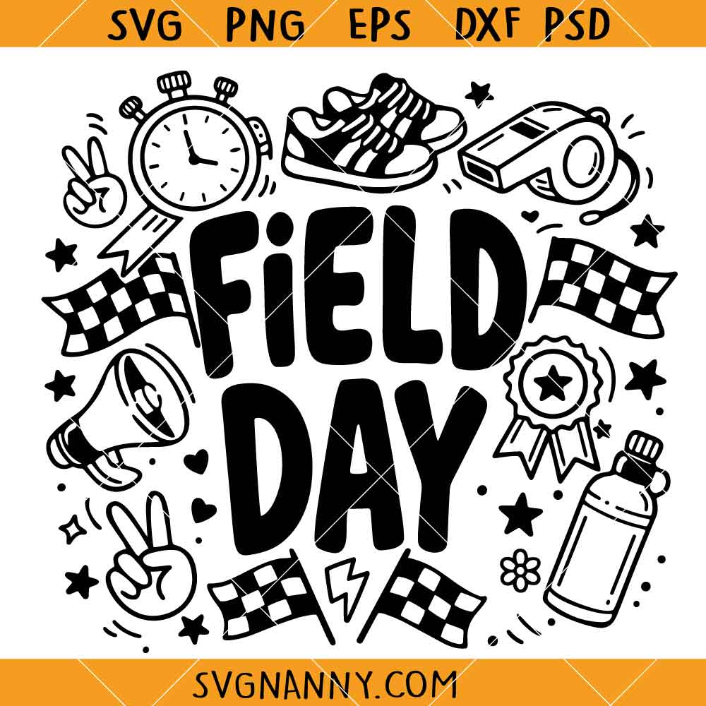 Field Day School Game Day SVG, Field Day Vibes Svg, School Shirt SVG, Back To School Svg, School Field Day Svg