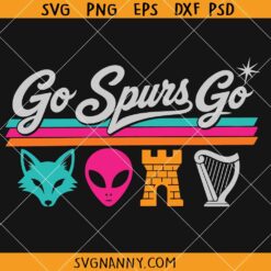 Go Spurs Go SVG, San Antonio Spurs Basketball SVG, NBA Basketball SVG, Game Day Shirt SVG