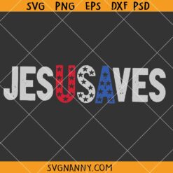 Jesus Saves USA SVG, Jesus USA SVG, American Flag Christian Design SVG, Patriotic Christian SVG