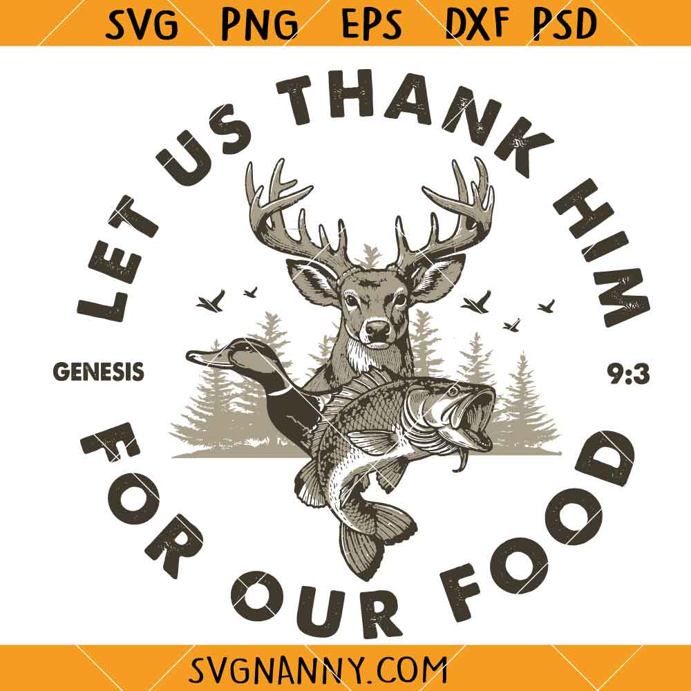 Deer Duck Fishing SVG., Deer Duck Fish Hunting Logo Svg, Hunting Fishing SVG