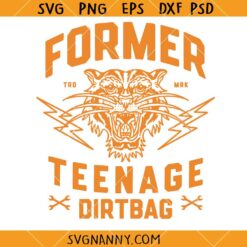Former Teenage Dirtbag SVG, Millennial SVG, Punk SVG, Rock Design SVG, School svg