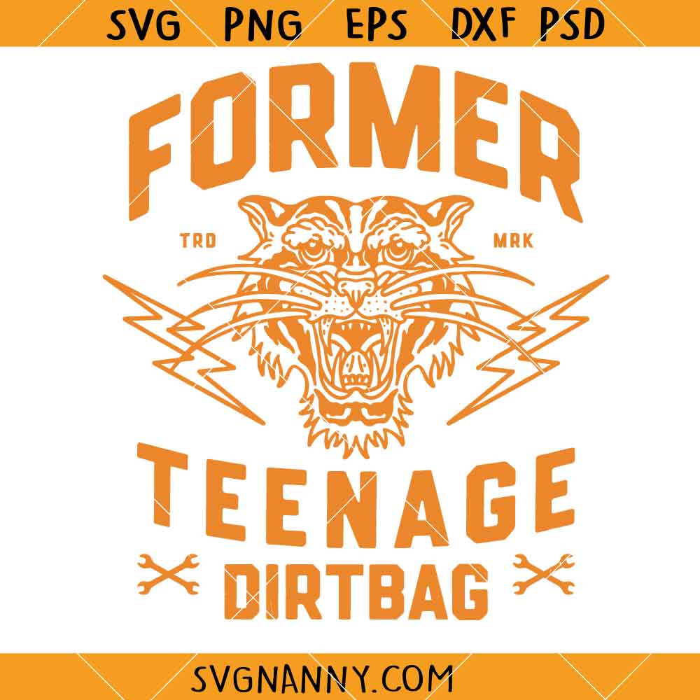 Former Teenage Dirtbag SVG, Millennial SVG, Punk SVG, Rock Design SVG, School svg