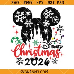 Disney Christmas 2026 SVG, Family Vacation SVG, Christmas Vacation 2026 SVG