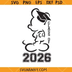 Mickey Senior Class Of 2026 SVG, Disney Class Of 2026 Svg, Disney Graduation Gift SVG
