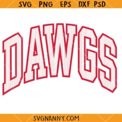 Dawgs SVG, Dawgs Varrsity Font SVG, Georgia Bulldogs SVG, Go Dawgs SVG