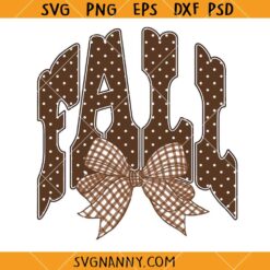 Fall coquette bow SVG, Autumn Svg, Fall Shirt Svg, Fall Sign Svg