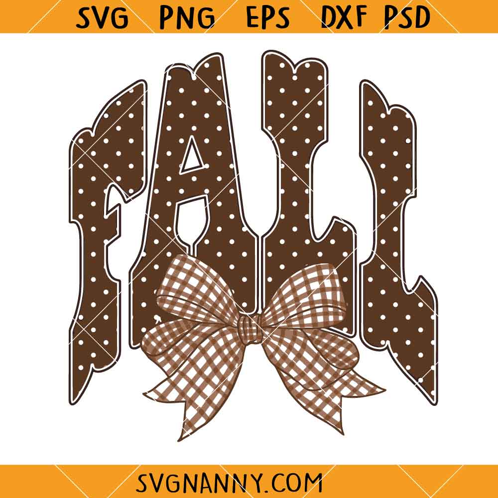 Fall coquette bow SVG, Autumn Svg, Fall Shirt Svg, Fall Sign Svg