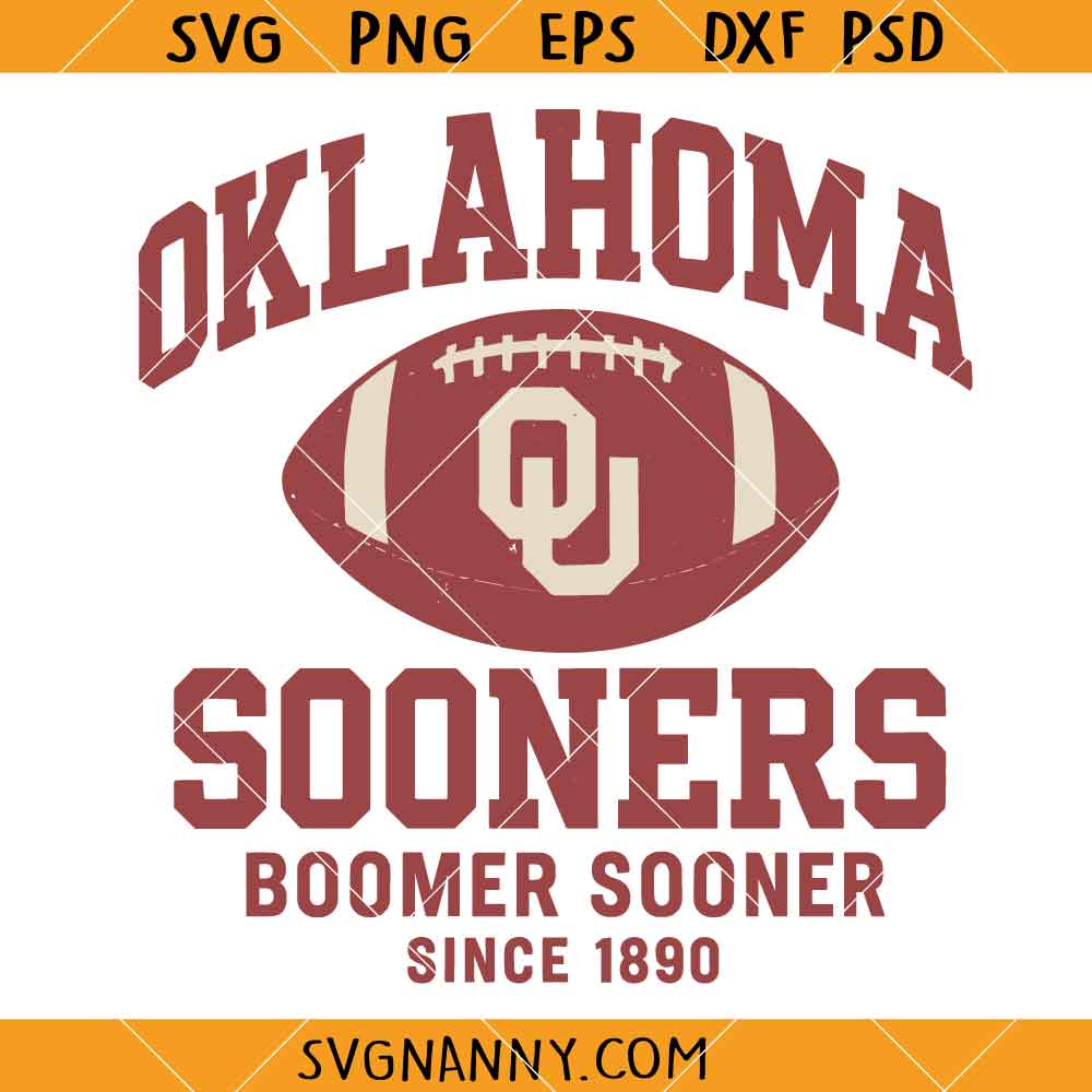 Oklahoma Sooners Football SVG, OU University Svg, Sooners SVG, Game Day SVG