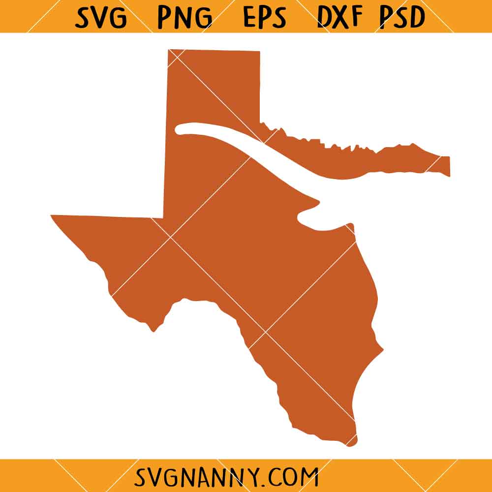 Texas Longhorns SVG, Longhorn Football SVG, Western Game Day Svg