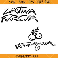 Tropicoqueta Svg, Karol G Tropicoqueta Album Art SVG, Latina Foreva SVG, Papasito SVG, Verano SVG