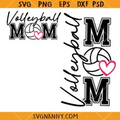 Volleyball Mom SVG, Volleyball Cheer Mom SVG, Volleyball Lover SVG