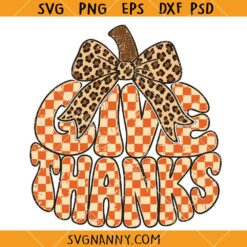 Give Thanks SVG, Thanksgiving SVG, Pumpkin Bible Shirt SVG