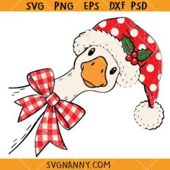 Goose Christmas SVG, Christmas Goose SVG, Christmas Decor SVG, Christmas Shirt SVG, Christmas SVG