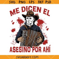 Michael Myers Cowboy SVG, Halloween Michael Myers SVG, Western horror SVG
