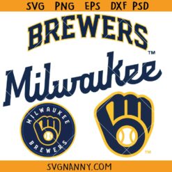 Milwaukee Brewers SVG PNG, Brewers Logo png svg, Milwaukee Baseball svg png, Baseball gameday svg bundle