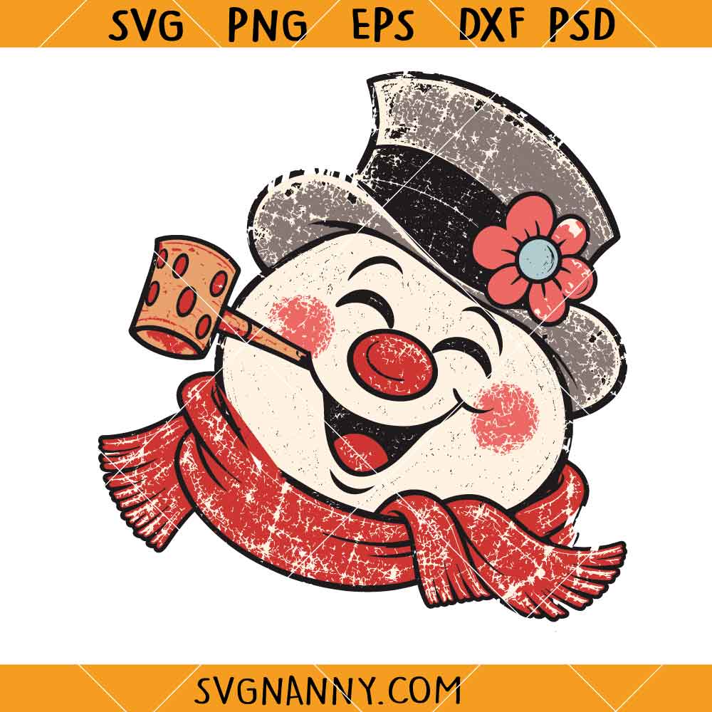 Retro Snowman SVG, Winter Christmas SVG, Christmas Humor Shirt SVG