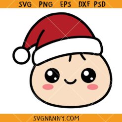 Sampling Dumpling SVG, Christmas Kawaii Dumpling SVG, Anime Food Shirt svg