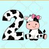 2nd cowgirl birthday svg