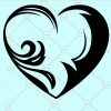 Abstract heart svg