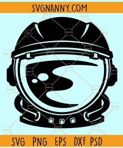 Astronaut space helmet svg