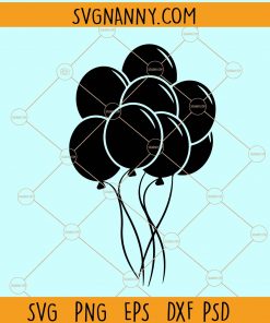 Balloon svg Cutting file