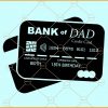 Bank of dad svg