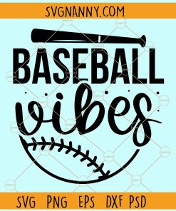 Baseball vibes svg