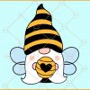 Bee gnome clipart svg