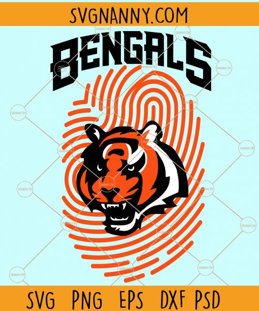 Bengals fingerprint svg