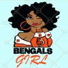 Bengals girl svg