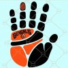 Bengals handprint svg