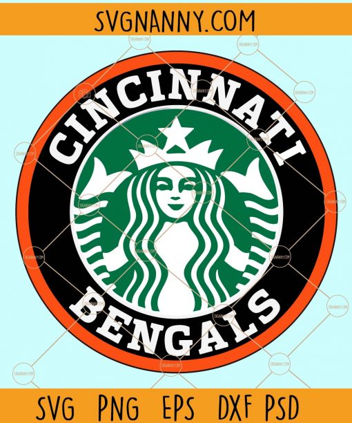 Bengals starbucks svg