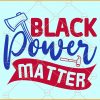 Black power matter Labor day svg