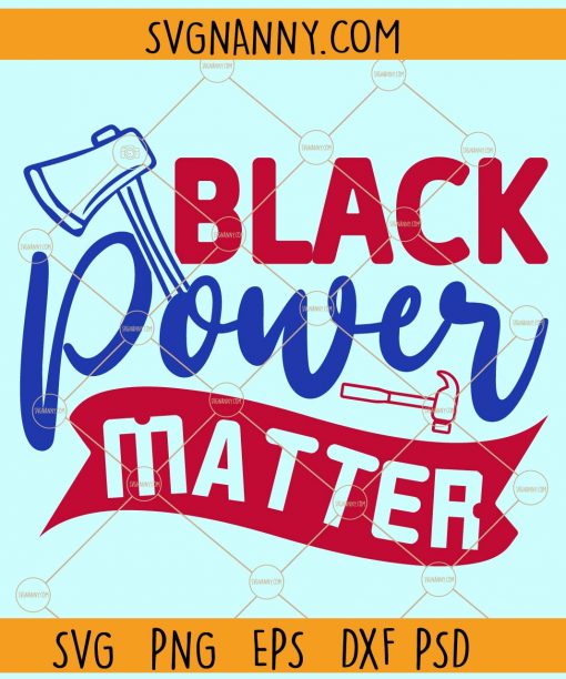 Black power matter Labor day svg