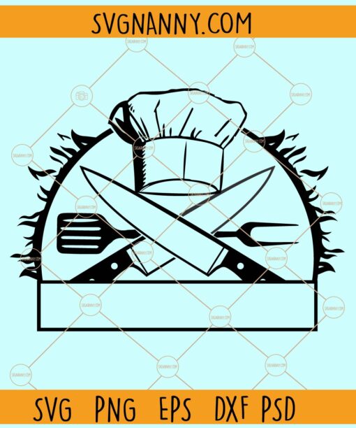 Chef logo monogram svg