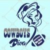 Cowboys diva svg