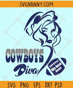 Cowboys diva svg