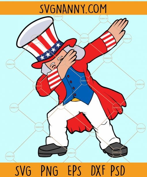 Dabbing Abraham lincoln svg