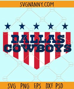 Dallas cowboys American flag svg
