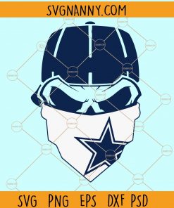 Dallas cowboys Skull svg