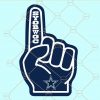 Dallas cowboys glove svg