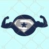 Dallas cowboys gymnastics svg