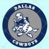 Dallas cowboys label svg