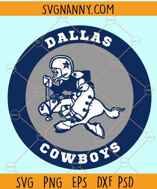 Dallas cowboys label svg