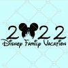 Disney family vacation svg