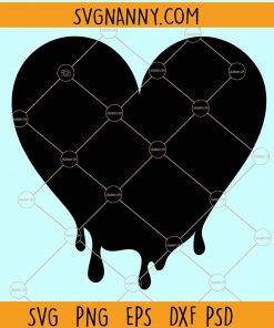 Dripping heart svg