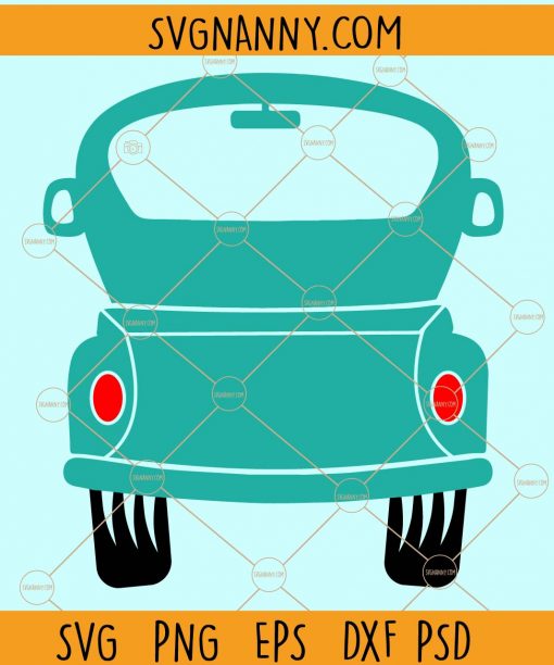 Easter truck svg