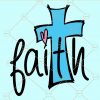 Faith cross svg