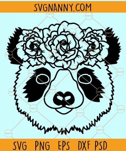 Floral Koala bear svg