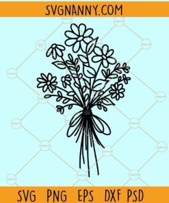 Floral bouquet svg